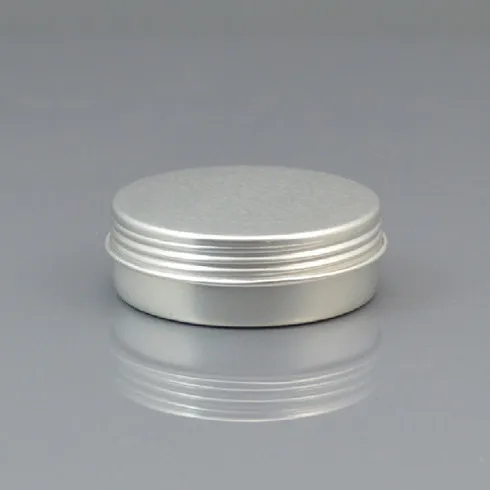 100vnt 25g Aliuminio Kosmetikos Jar Konteinerių, Aukštos Kokybės Makiažo Sriegiu 25 g aliuminio tuščias Butelis Kremas