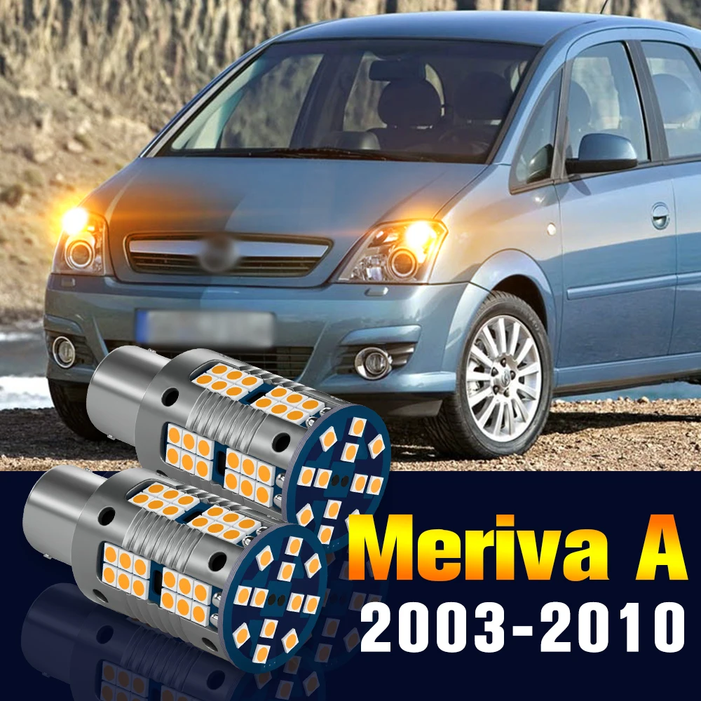 2vnt LED Posūkio Signalo Lemputė, Posūkio Lemputė Opel Meriva A 2003-2010 M 2004 M. 2005 M. 2006 m. 2007 m. 2008 m. 2009 Priedai