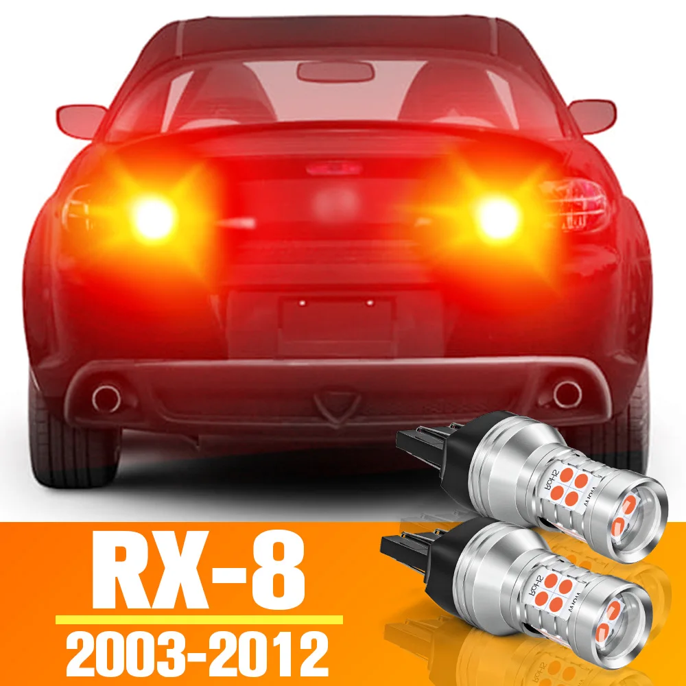 2vnt LED Stabdžio Lemputės Priedai Mazda RX-8 RX 8 RX8 SE FE 2003-2012 m. 2004 m. 2005 m. 2006 m. 2007 m. 2008 m. 2009 m. 2010 m. 2011 m.