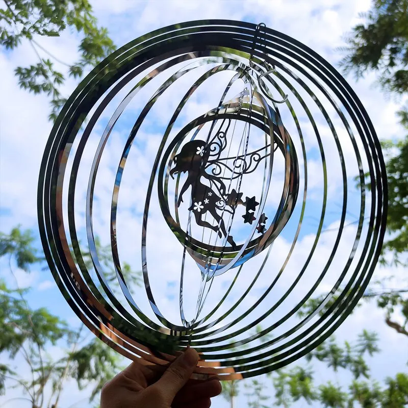 30cm Pasakų Vėjo Varpeliais, 3D Vėjo Varpelių Vėjo Suktuko Windchime Sodo Kabantys Papuošalai Dekoras