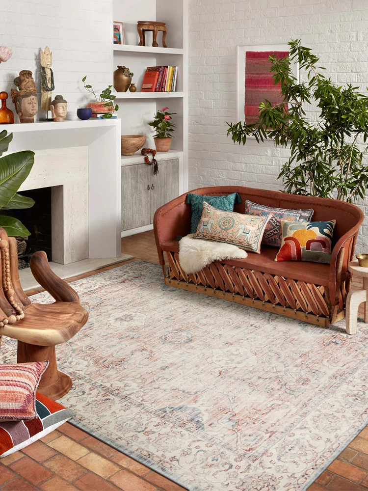 Amerikos paprasta retro kambarį žurnalinis staliukas, kilimas namų ins miegamojo galima skalbti miegamasis dekoro kilimai, miegamojo