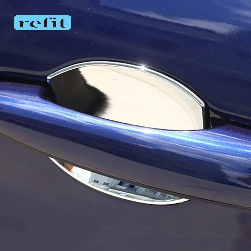 Automobilio išorinė durų rankena riešo taurės raštas durų dubenį dekoratyvinis dangtelis Alfa Romeo Giulia Pakeitimo Priedai