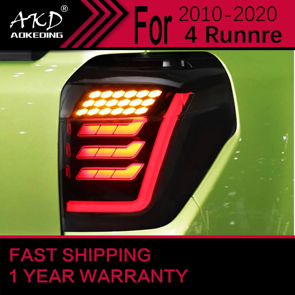 Automobilių Žibintai Toyota 4Runner LED Uodegos Šviesos 2010-20214 Runner Galinis Stop Žibintas Stabdžio Signalas DRL Atvirkštinio Automobilių Priedai