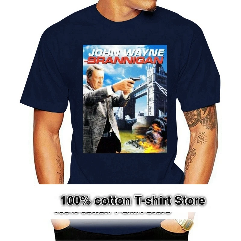 Brannigan Marškinėliai John Wayne 1975 Mažas Vidutinis Didelis Arba Xl 100% Medvilnės Vyrų, Moterų Marškinėliai Tees Užsakymą