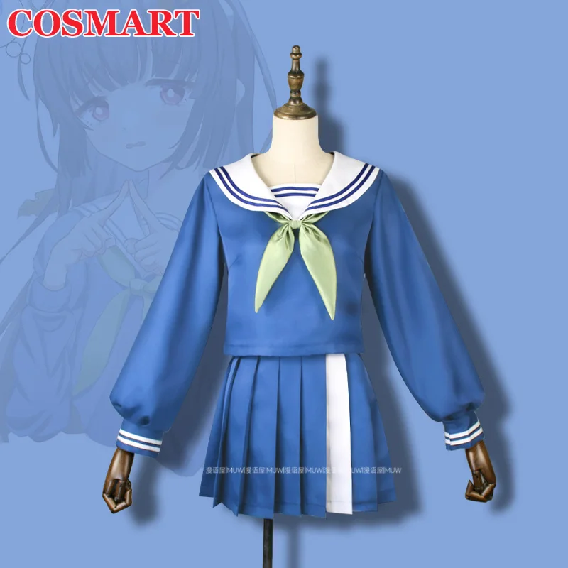 COSMART Mėlyna Archyvas Kasumizawa Miyu Sailor Kostiumas JK Suknelė Vienodas Cosplay Kostiumas Helovinas Šalis Apranga Vaidmenį Vaidina Apranga Nauja