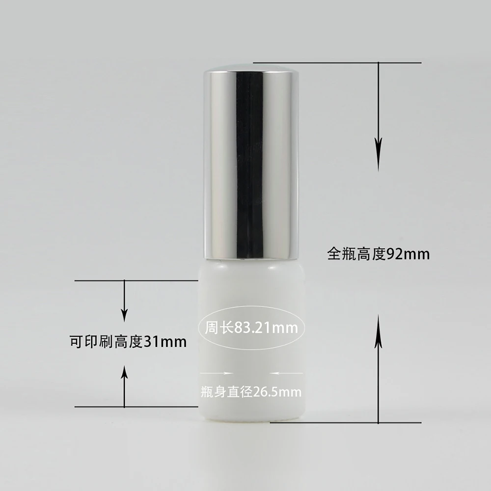 Didmeninės kosmetikos butelis kelionės Liquid foundation stiklo pakuotė 10ml buteliuko lašintuvu