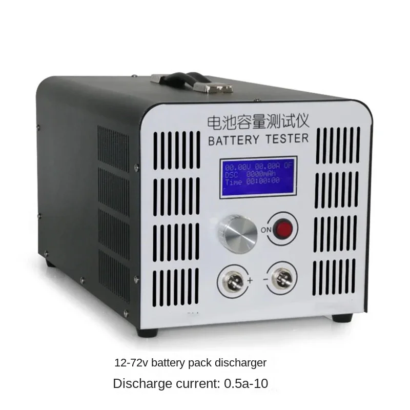 EBD-B10H 12-72V švino-rūgšties ličio geležies baterija, impulsinė srovė 0.5-10A talpa testeris, įrankio išleidiklis