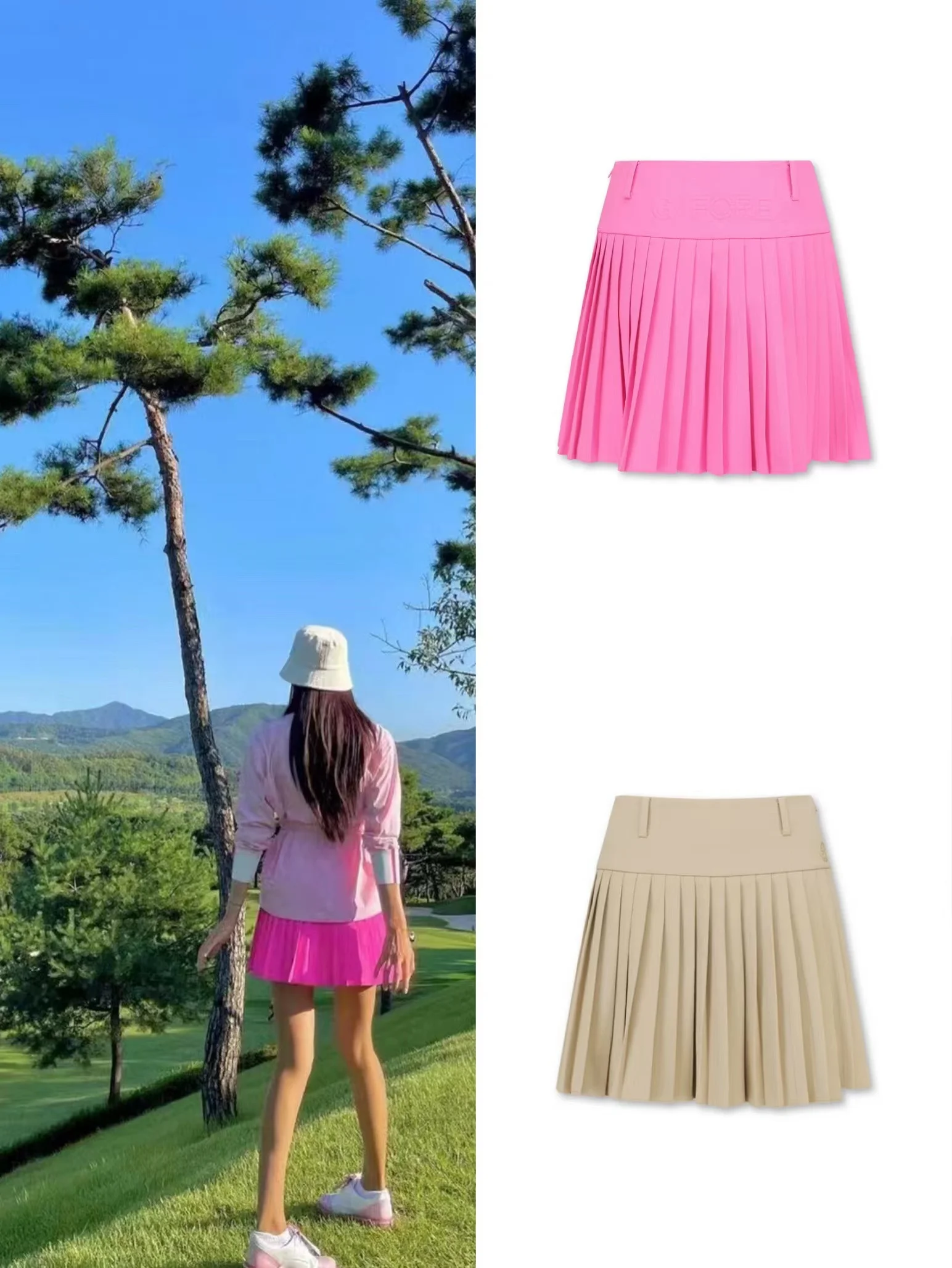 G4 korėjos Originalus Golf Suknelė Moterų Suknelė Mados Universalus Slim Anti slip Sijonas, Kelnės Rudenį