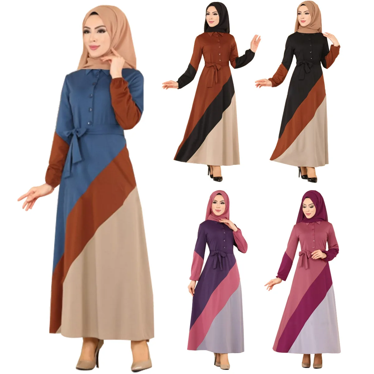 Kaftan Abaja Dubajus Turkija Hijab Musulmonų Mados Suknelė Islamas Amerikos Drabužiai, Suknelės Abayas Moterų Musulman De Femme Režimas