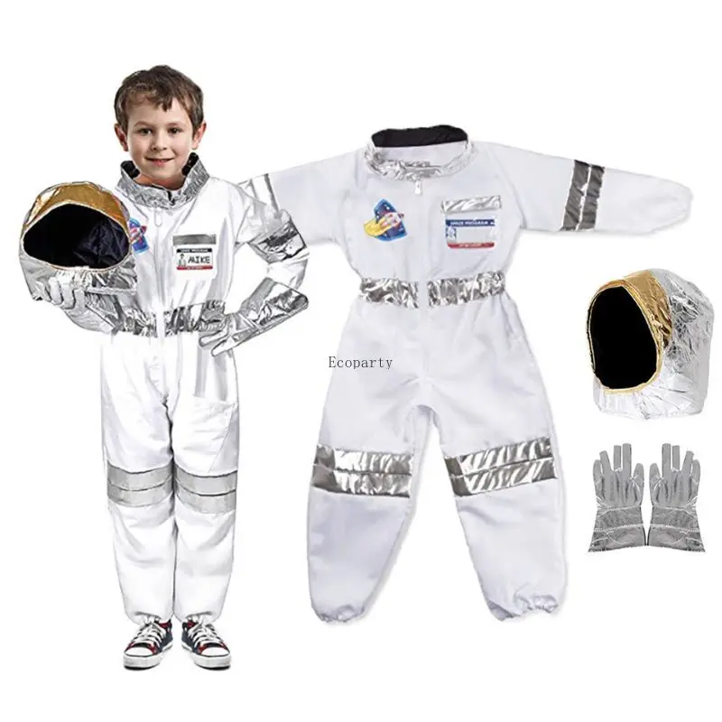 Karšto pardavimo vaikų šalis žaidimas astronautas kostiumas Helovyno cosplay kostiumas uzpost Mėnulis Vaikų Raketų Erdvę Kostiumas