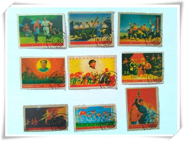 Kinijos Kultūrinės Revoliucijos ženklai,Mao ze dong,9 vnt/pak, geriausia kolekcija
