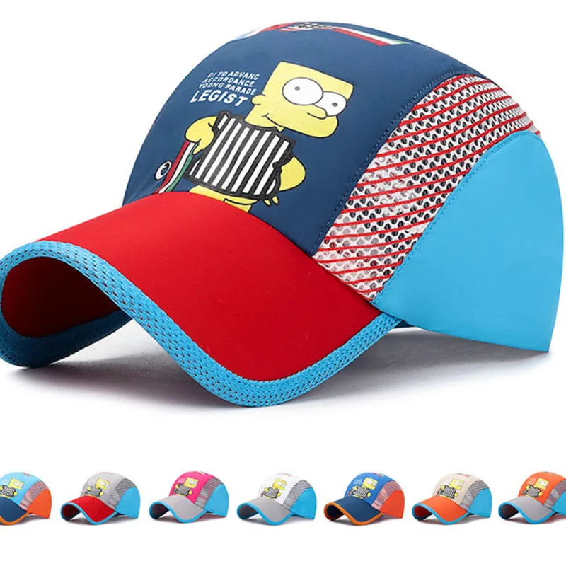 Kvėpuojantis Vaikai Quick Dry Beisbolo Kepurę Tinklinio Sporto Skrybėlę Apsaugos Nuo Saulės Kamuolys Bžūp Quick Dry Tinklinio Sporto Skrybėlės