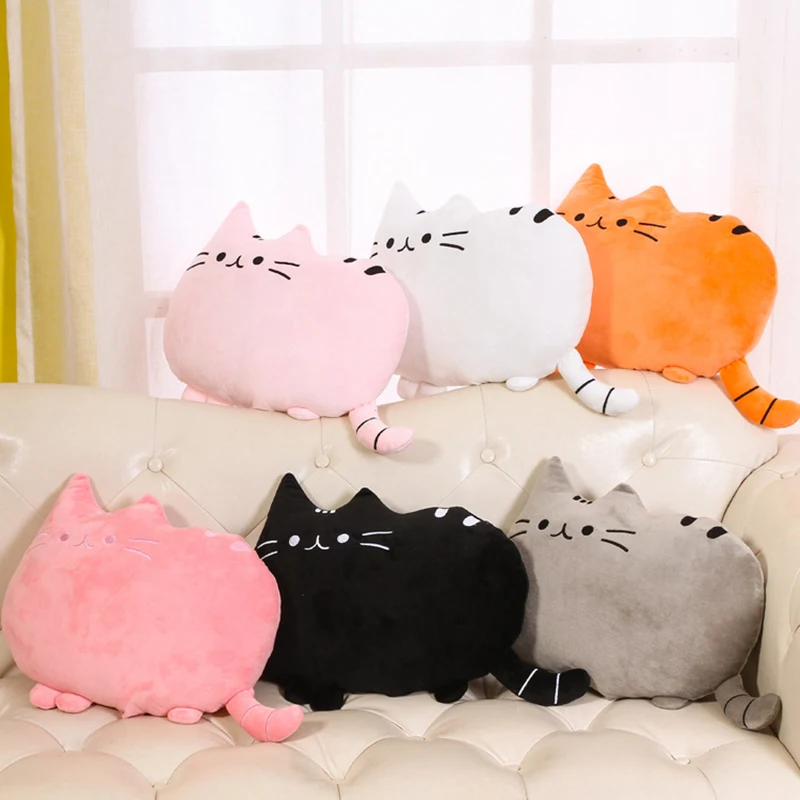 Kūrybos Namų Puošybai Sofos Pagalvėlių Mielas Animacinių Filmų Katės Pagalvę Didelis Veidą Kačių Pagalvėlės Žiemos Pliušas Pagalvės, Namų Dekoro Ir Namų Tekstilės