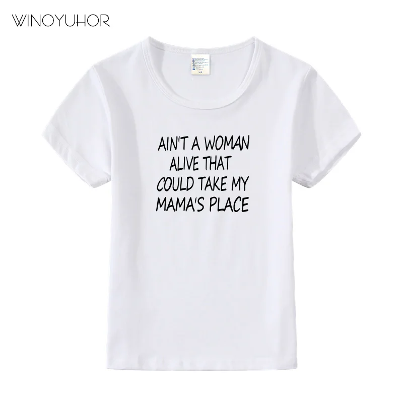 Ne Moteris, Gyvas, Kad Galėtų Imtis Savo Mommas Vieta Laiškas Išspausdintas Vaikų Marškinėliai Kūdikių Drabužiai Vasarą Berniukams Trumpomis Rankovėmis T-Shirt