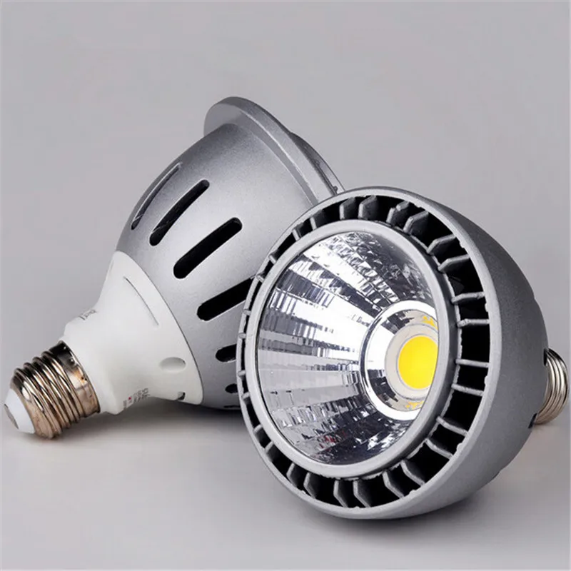 Nemokamas Pristatymas NAUJIENOS didelės galios Par30 25W COB LED Lemputė E27 LED Prožektorius Par 30 Šviesos Lempos AC90-260V Šiltai balta/Balta/Šaltai Balta