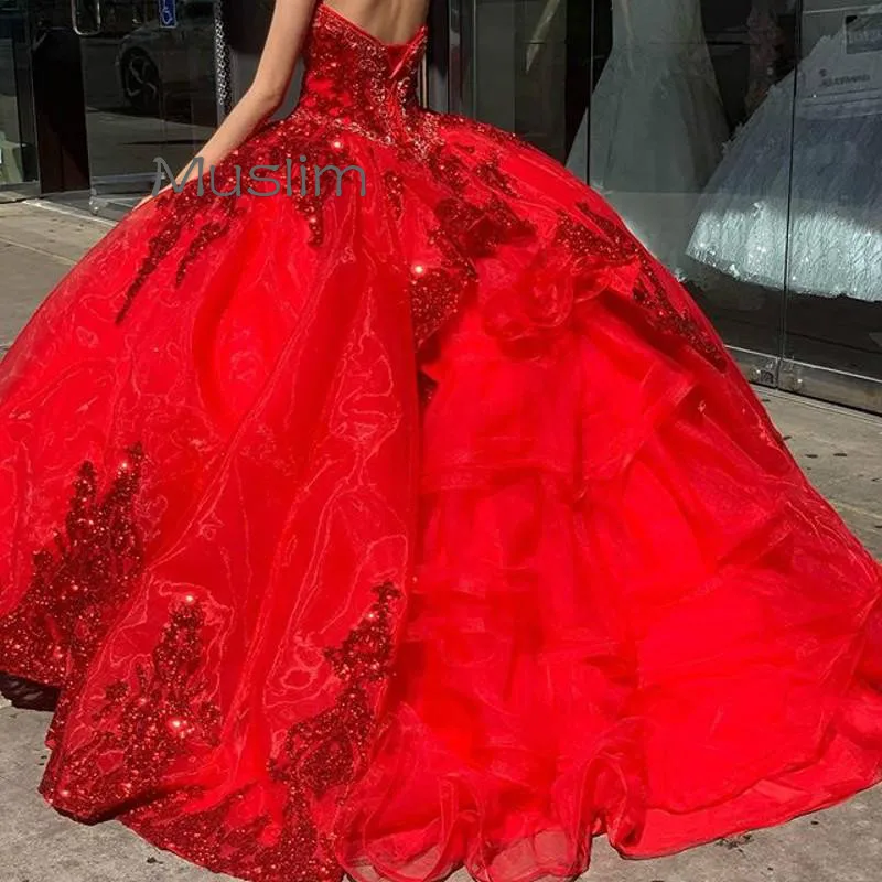 Prabanga Royal Mėlyna Raudona Quinceanera Suknelės Kamuolys Suknelė 2021 Prašmatnus Promenadzie Suknelė, Korsetas Nėrinių Saldus 16 Sijonas Už Inscenizacija Elegantiška Suknelė