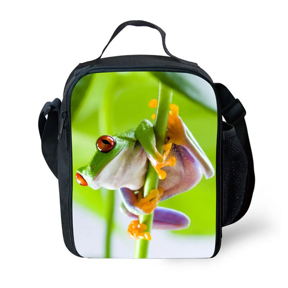 Prekės pietūs maišą, vaikai varlių, žuvų spausdinimo modelis modelio priešpiečių dėžutė nešiojamą šaldiklį iškylą maisto maišą pietūs maišą