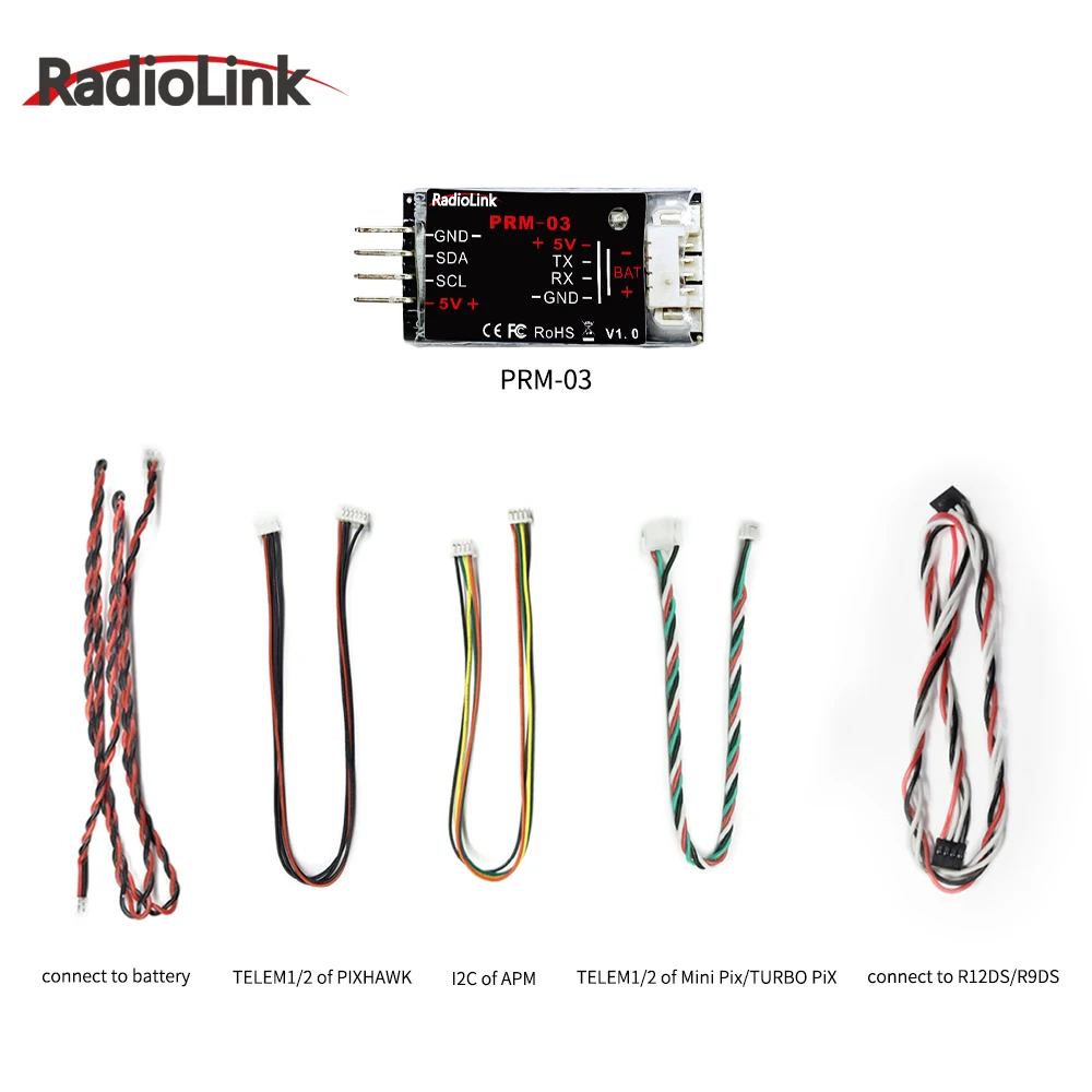 Radiolink RJA-01 RJA-03 OSD Telemetrijos Jutiklis Grįžti Skrydžio Informacija Modulis AT9/AT9S/AT9S Pro/AT10/AT10II
