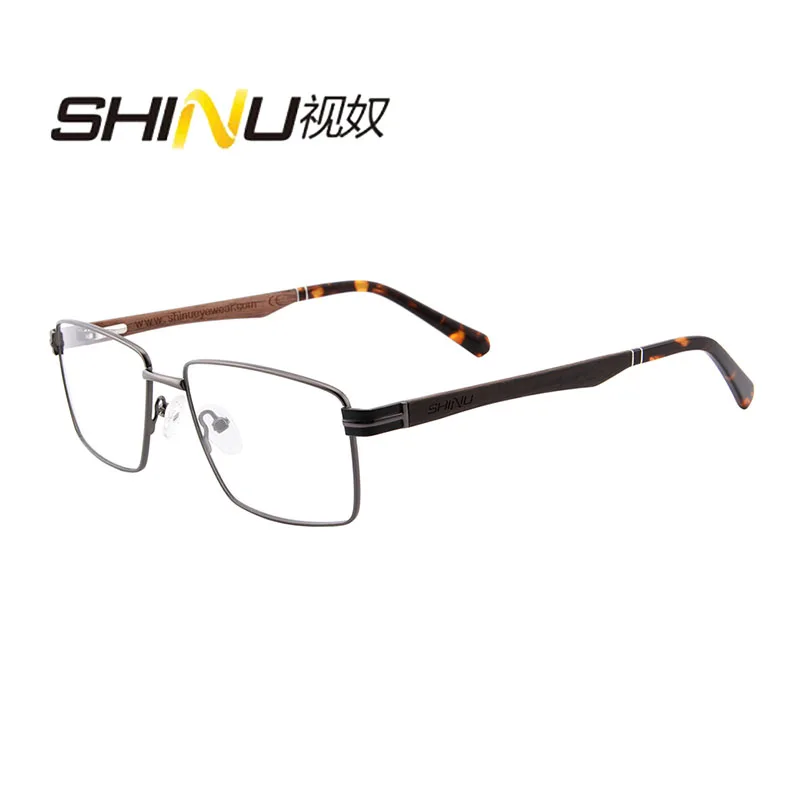 SHINU vyriški akiniai nuo saulės, poliarizuoti aikštėje optinio kadro medienos akiniai mėlyna šviesa trumparegystė akinius vyrams recepto individualų