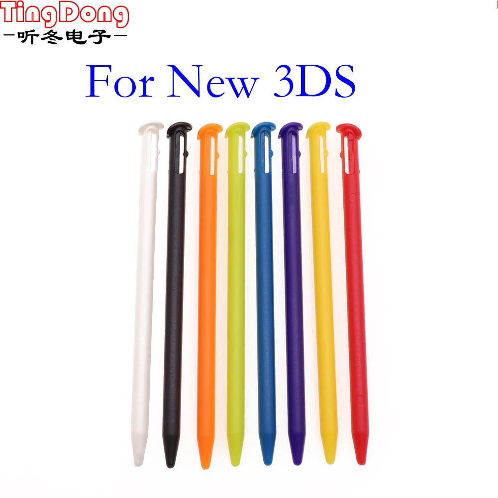 TingDong 2VNT Juoda Balta Plunksna Jutiklinis Ekranas Aptvarai Naujas Nintendo 3DS XL Nauja LL, 3DS Žaidimų Konsolės