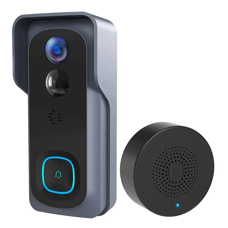 Top Belaidžio Vaizdo Doorbell Kamera Su Varpelių,1080P HD,Žmogaus Aptikimo,Naktį Visionip65,Akumuliatorius, 