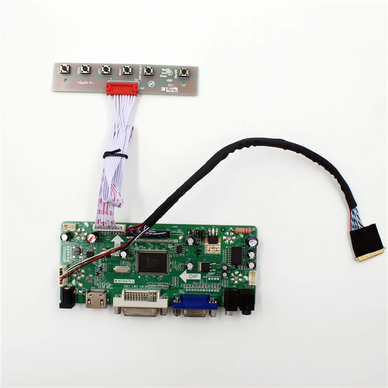 VGA DVI LVDS LCD Valdiklio plokštės Rinkinys HDMI-suderinamas su 15.6 Colių LP156WF4-SLB1 Skydelis 1920x1080 LP156WF4 SLB1 