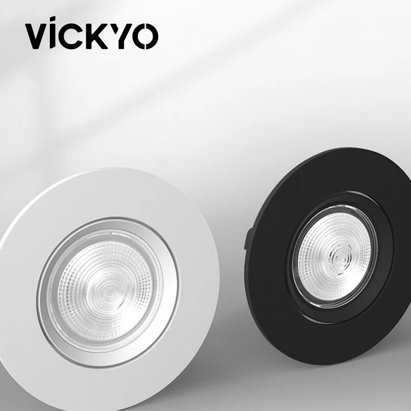 VICKYO Ultra Plonas Vietoje, LED Lemputės 220V Embedded Lubų LED Apšvietimas Už Kambarį, Koridorių, Miegamojo, Spintas, Vonios Kambarį,