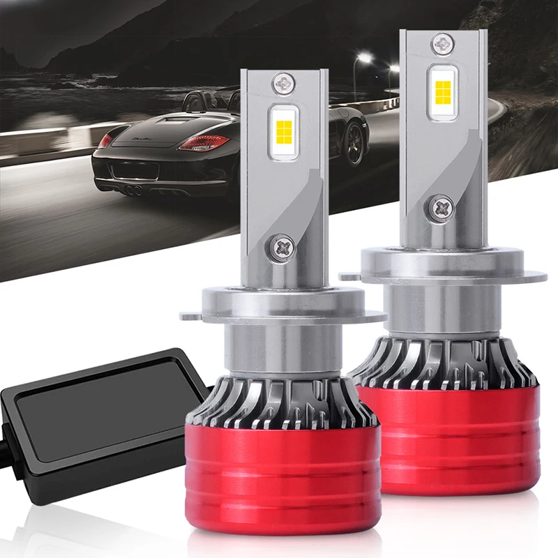 Y6 - F5 automobilių žibintų lemputės H1 H7, 9006 H11 yra universalus šviesos gavimas, pagaminti iš YHP 3570 LED lustas,gali išėjimas 12v 6000k akiratyje