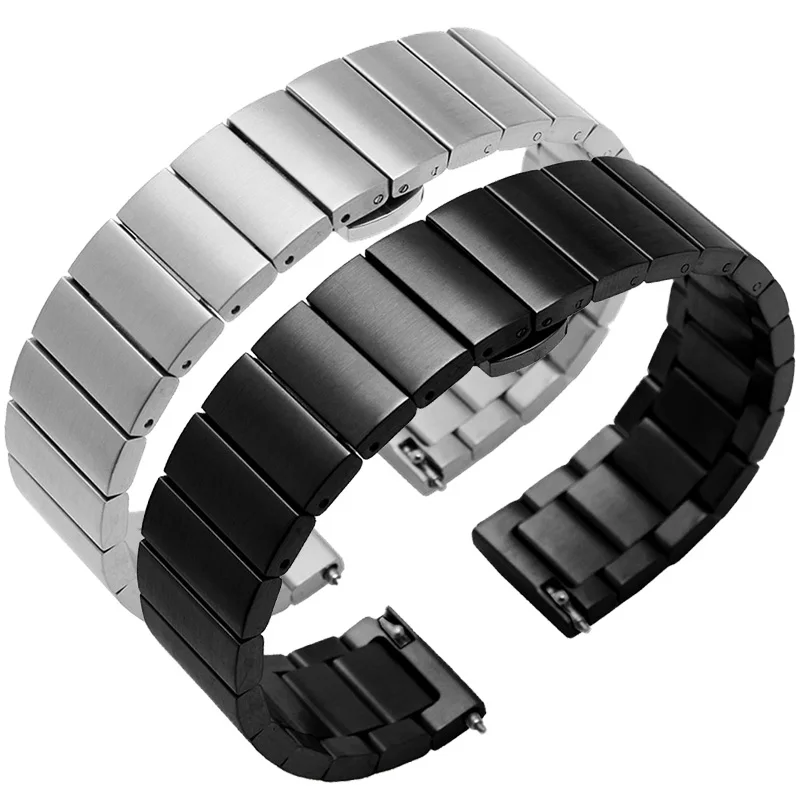 Yopo Nerūdijančio plieno watchband 20 22 26mm juoda sidabrinė apyrankė Tinka Fenix5 5X 6X 6 5PLUS pro 935 S60 Greito atjungimo