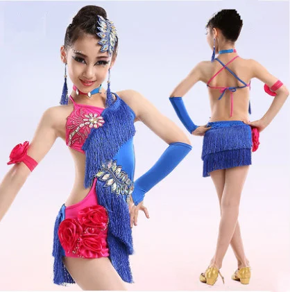 vaiko vaikas, vaikai profesionalų lotynų šokių suknelė mergaitėms pakraštyje kostiumai vaikams šiuolaikinio jaunimo kutas mergina, sportinių salsa