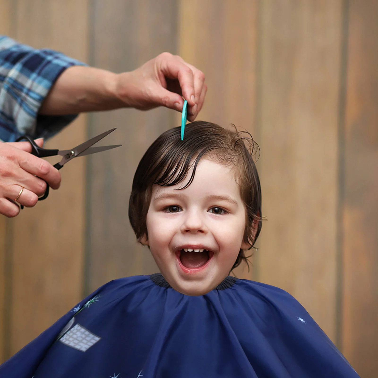 Žaliojo Vaikų Kirpimas, Plaukų Kirpimo Plaukų Salonas Home Kirpykla Pjovimo Professinal Trumpas Pelerinos Kirpyklų Lengvas Spalva 